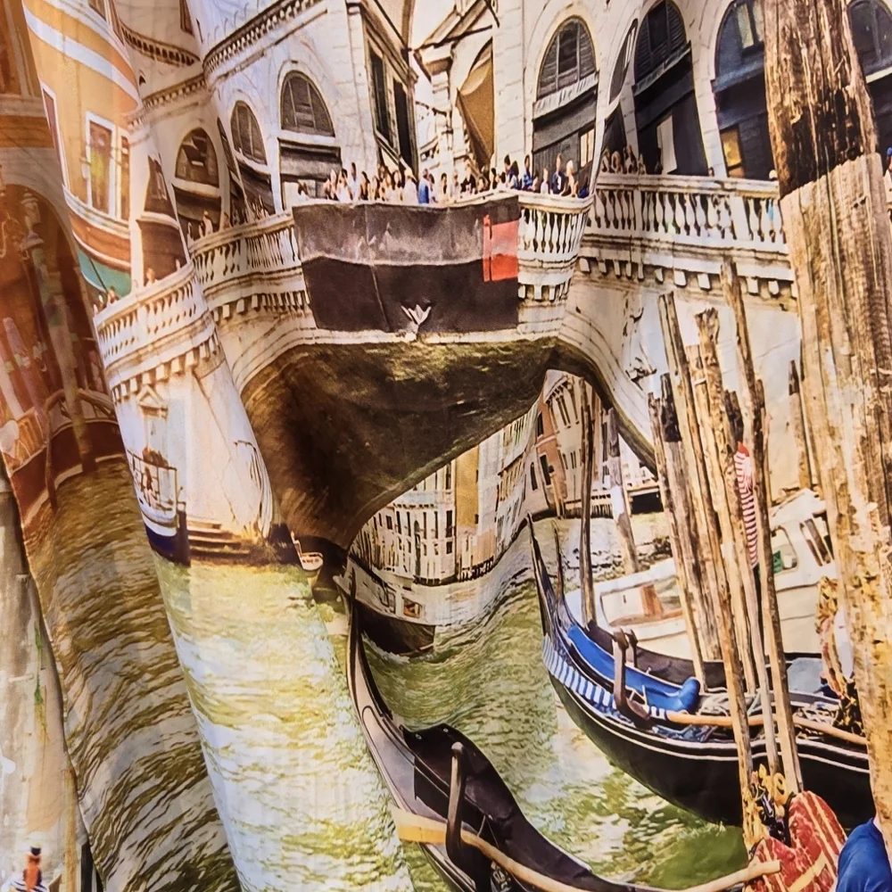 Venice Silk Blend Scarf Large
